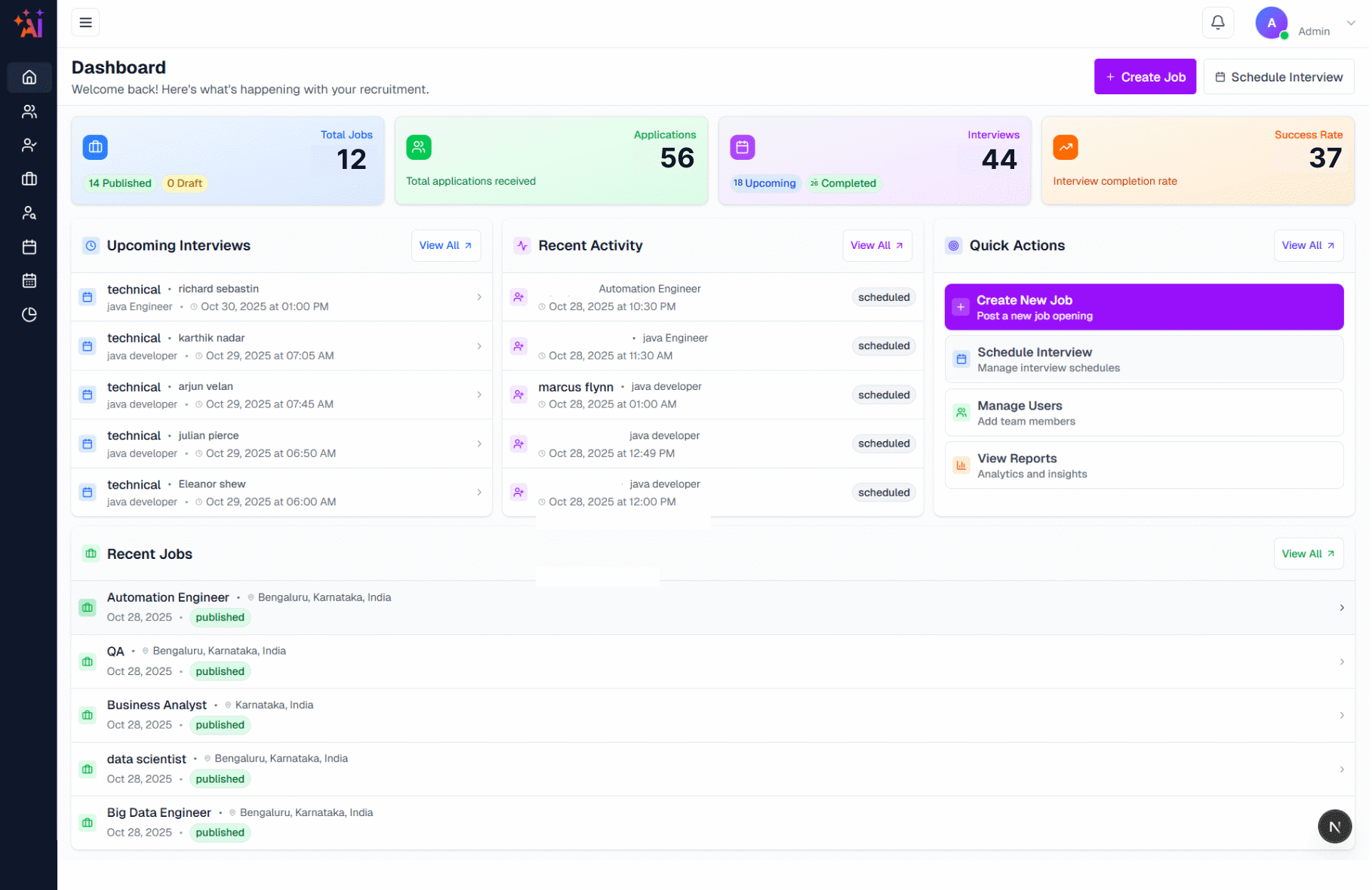 Alhire365 product tour